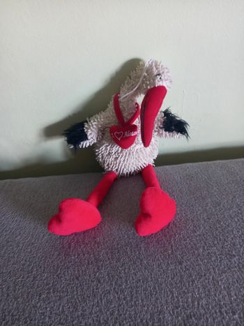 Peluche cigogne Alsace