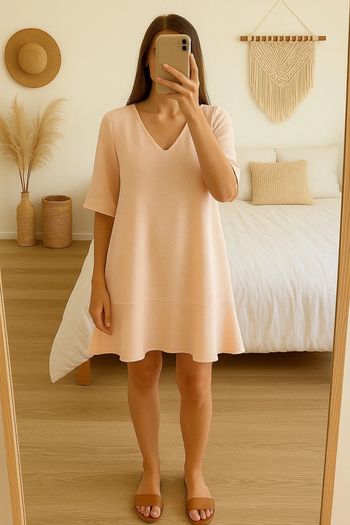 Robe Sézane rose poudré Taille 36