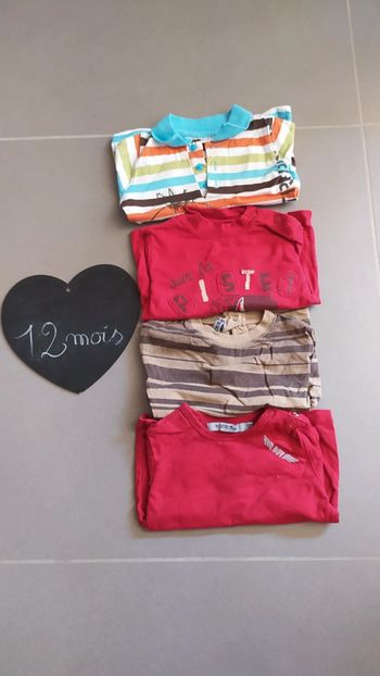 Lot T-shirt manches longues