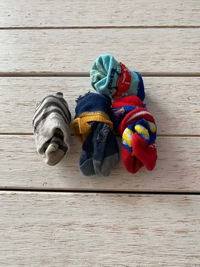Lot chaussettes + socquettes antidérapantes 21/23 - photo numéro 2