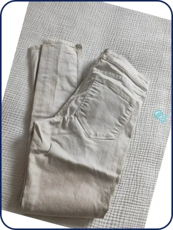Jeans crème femme/ h&m