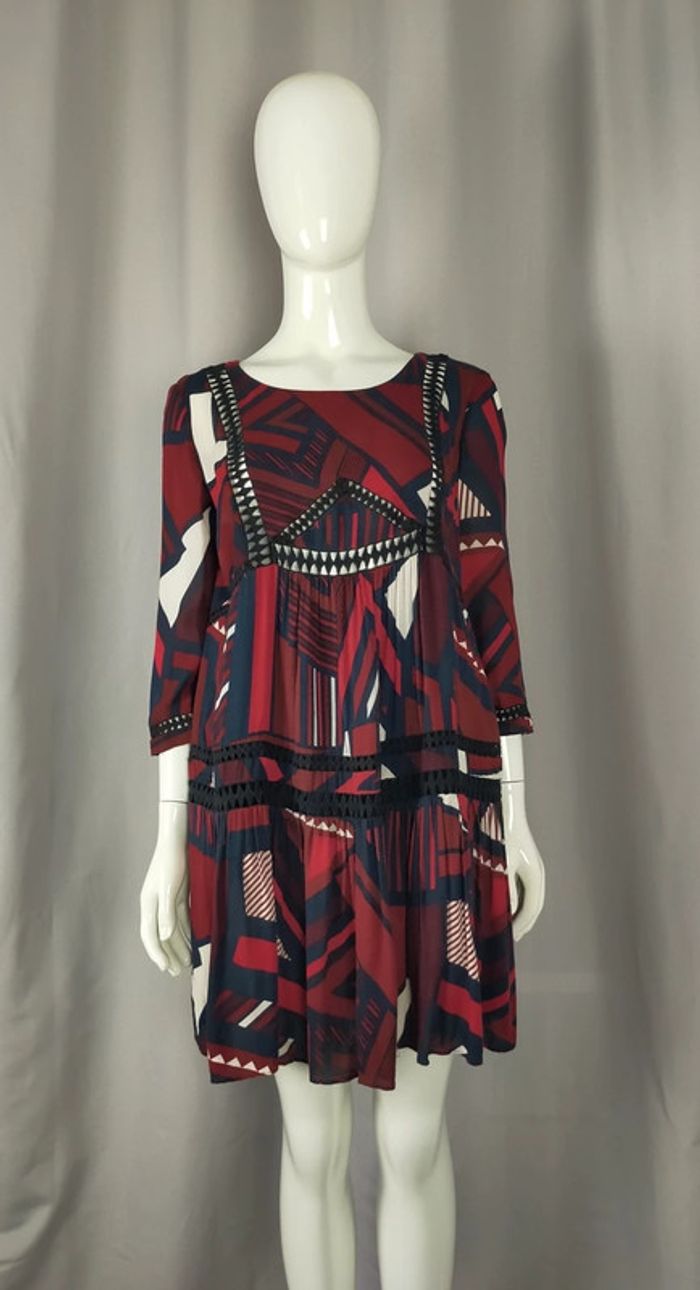 Robe Ba&sh géométrique fluide – Taille 1 - photo numéro 2