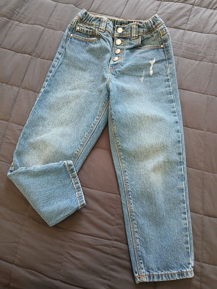 Beau jeans fille, taille 7 ans - photo numéro 2