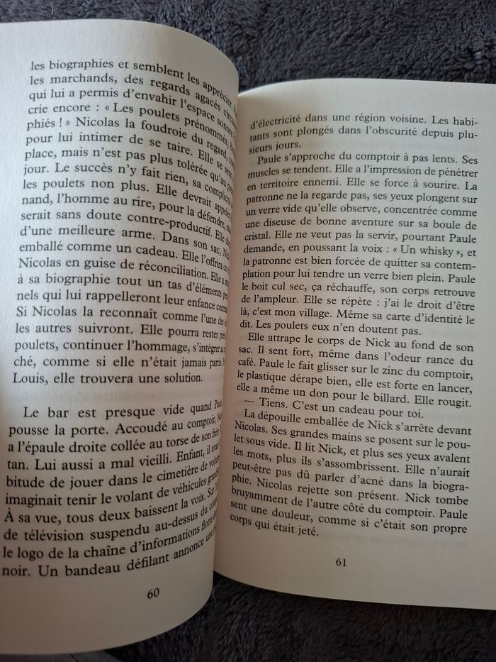Roman Le chant du poulet sous vide de Lucie Rico en très bon état - photo numéro 3