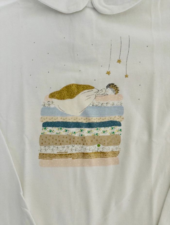 Teeshirt manches longues Jacadi taille six ans - photo numéro 2