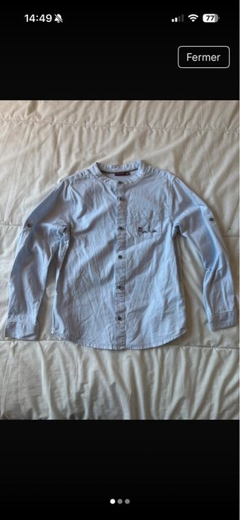 Chemise manche longue