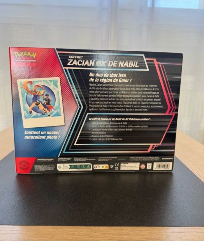 Pokémon Coffret Zacian Ex de Nabil en français EV09 Neuf - photo numéro 2