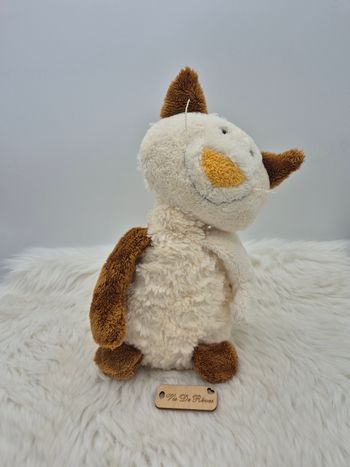 Doudou peluche chat Sigikid Écru Marron
