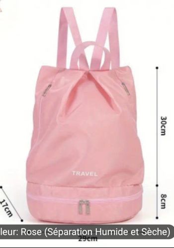 Sac de natation avec 4 pochettes