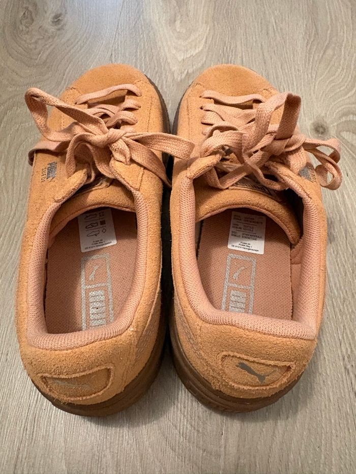 Baskets puma rose corail - photo numéro 2