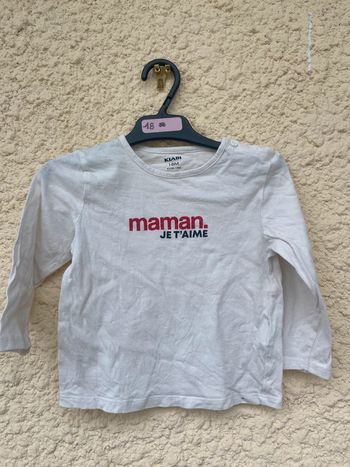 T shirt fille 18 mois
