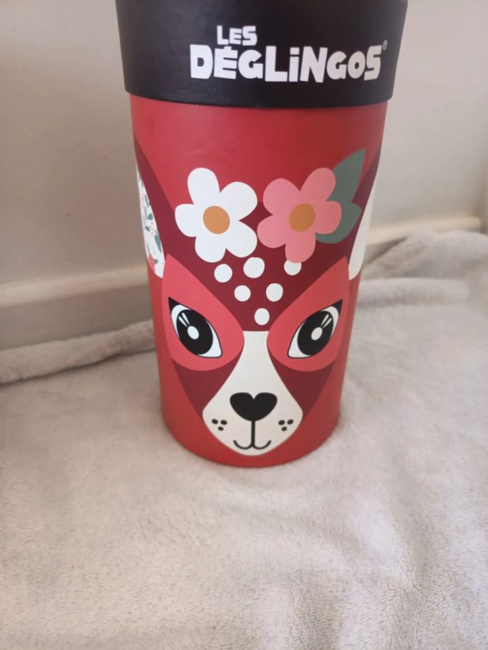 Mélimélos la biche avec sa boite cadeau tirelire neuf deglingos - photo numéro 5