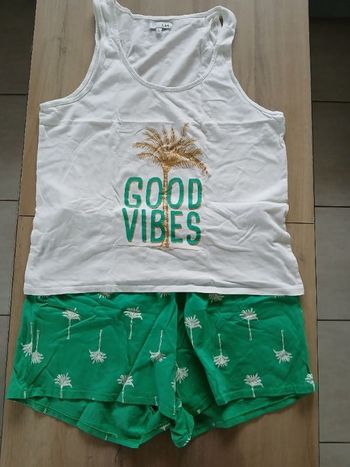 Pyjama short La Halle taille L