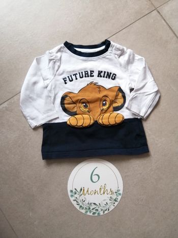 T-shirt future king 6 mois
