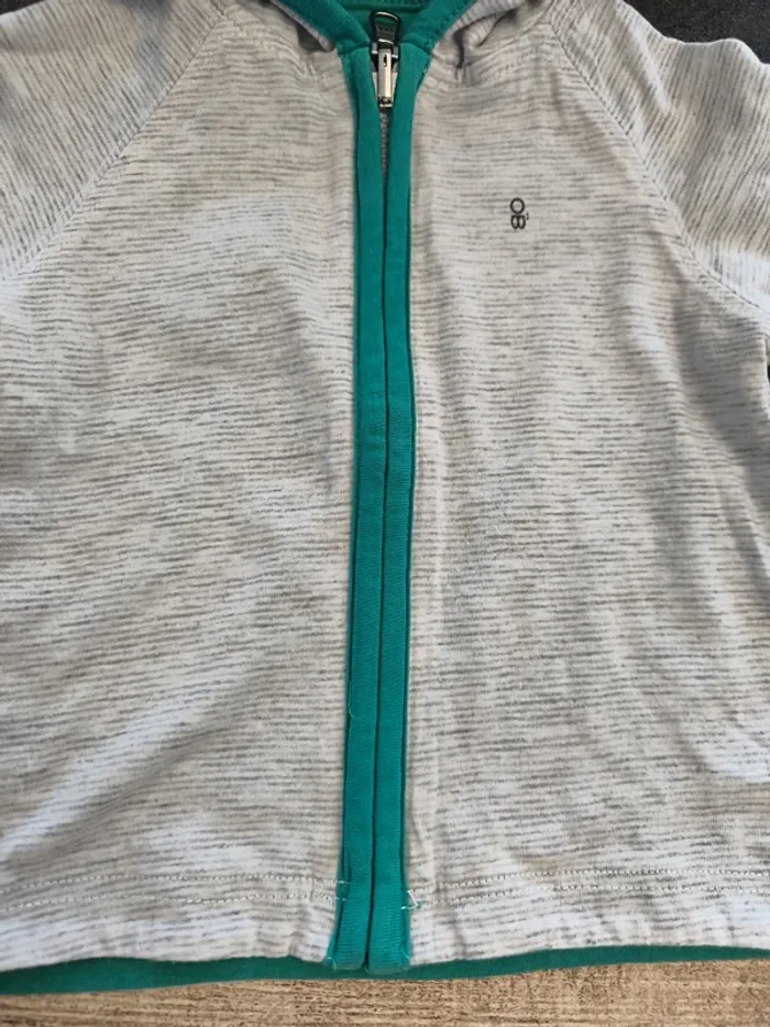 Gilet zippé réversible garçon 6 mois obaibi - photo numéro 5