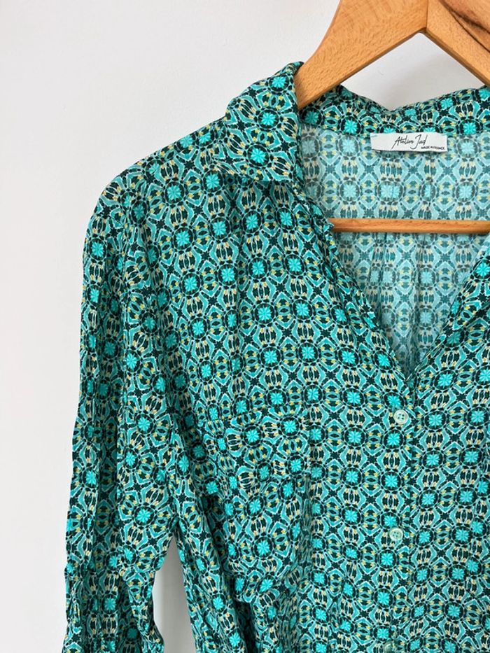 Robe fluide verte - photo numéro 3