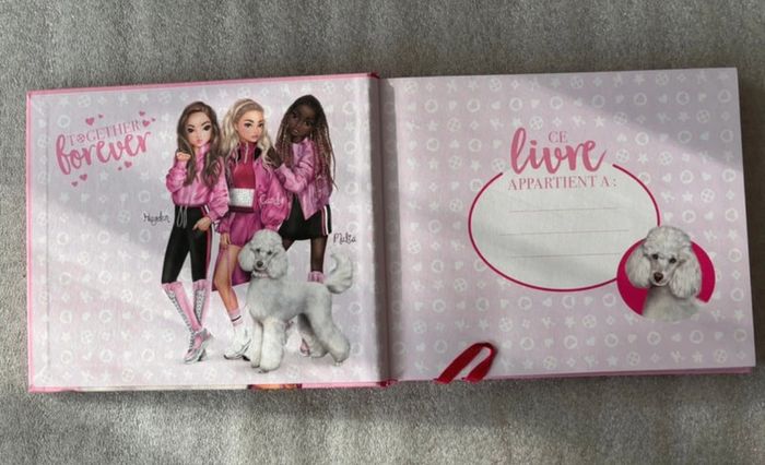 Lot topmodel créatif mode dessin livre d'amis anniversaire fille - photo numéro 9