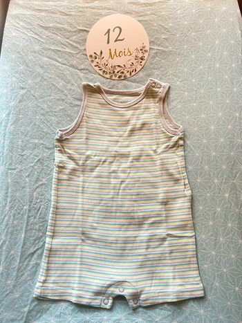 Combinaison marcel short 12 mois