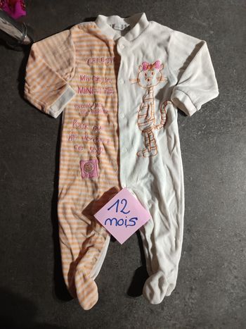 Pyjama chat Celeste 12 mois
