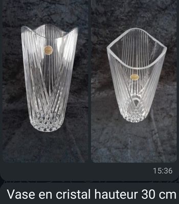 Vase en cristal