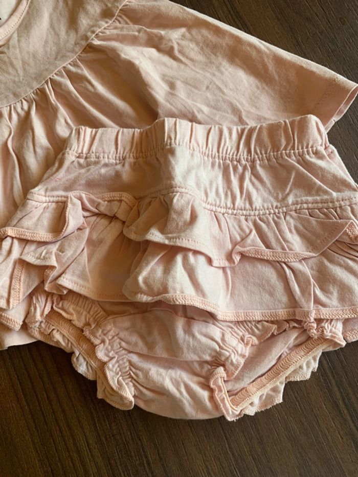 Ensemble robe et cache couche H&M rose - photo numéro 4