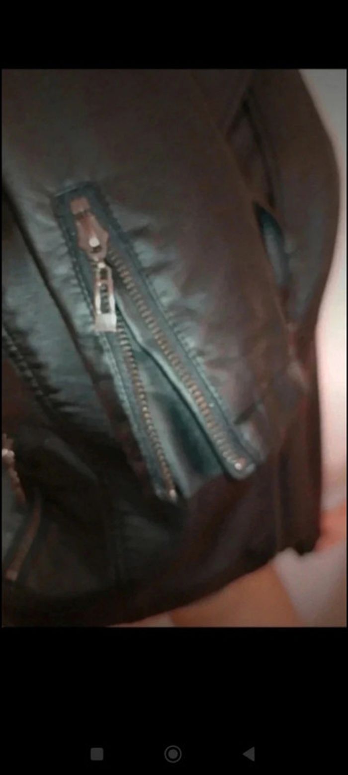 Superbe veste simili cuir S - photo numéro 4