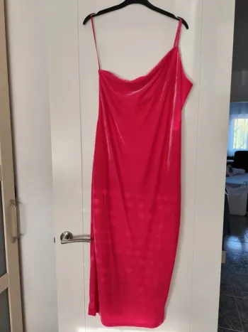 Vestido asimétrico terciopelo M / 38 / 10·Neuf avec étiquette·Primark