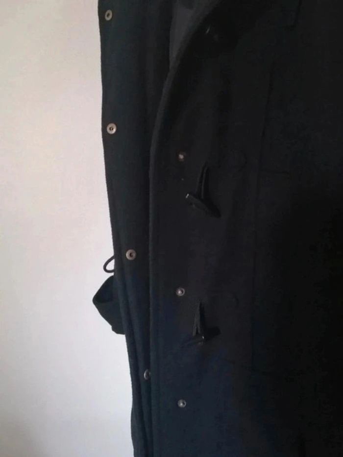 Manteau noir chaud tout doublé Kiabi taille XS - photo numéro 5