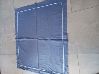 taie d'oreiller carrée marine 65 cm