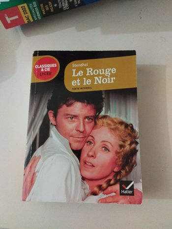 Livre Le rouge et le noir - Stendhal