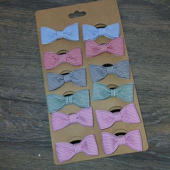 Lot de 12 élastiques nœud