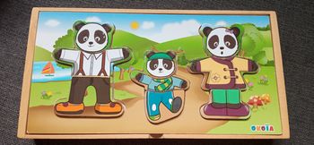 Puzzle famille Panda