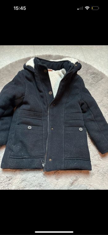 Manteau bleu marine