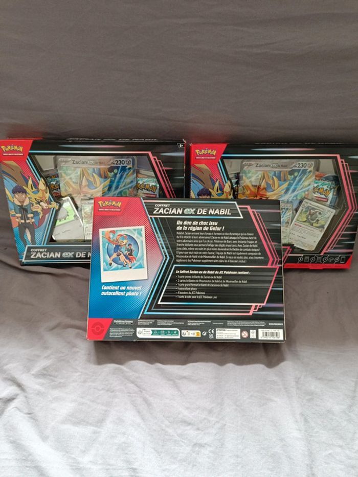 Coffret Zacian EX de Nabil Mars 2025 EV09 neuf scellé - photo numéro 2