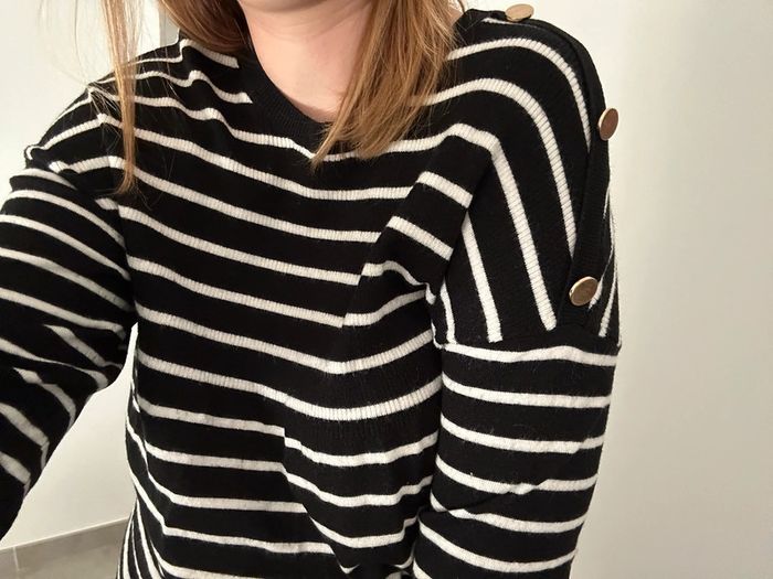 Robe pull rayés Camaïeu T44 - photo numéro 9