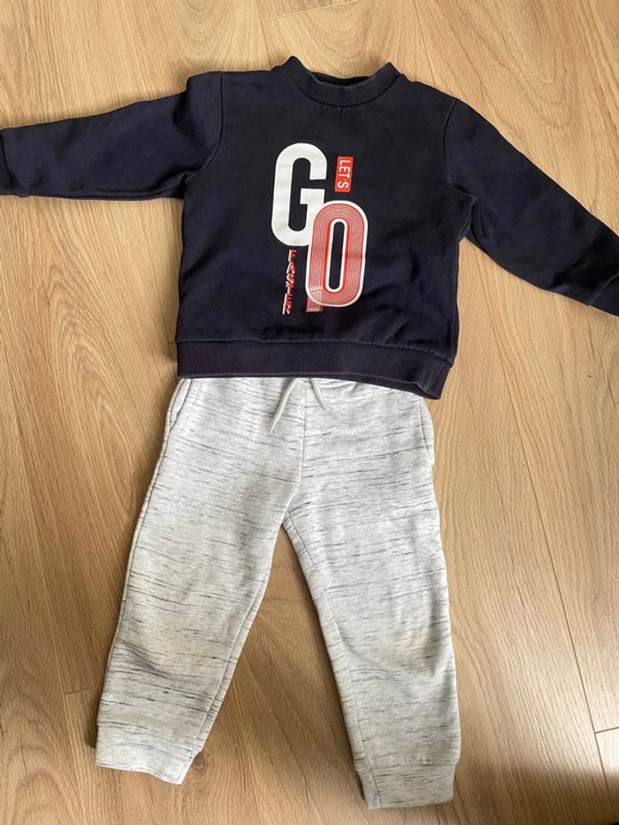 Ensemble pull et jogging 3/4 ans garçon orchestra et primark