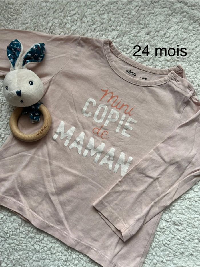 T shirt manche longue 24 mois
