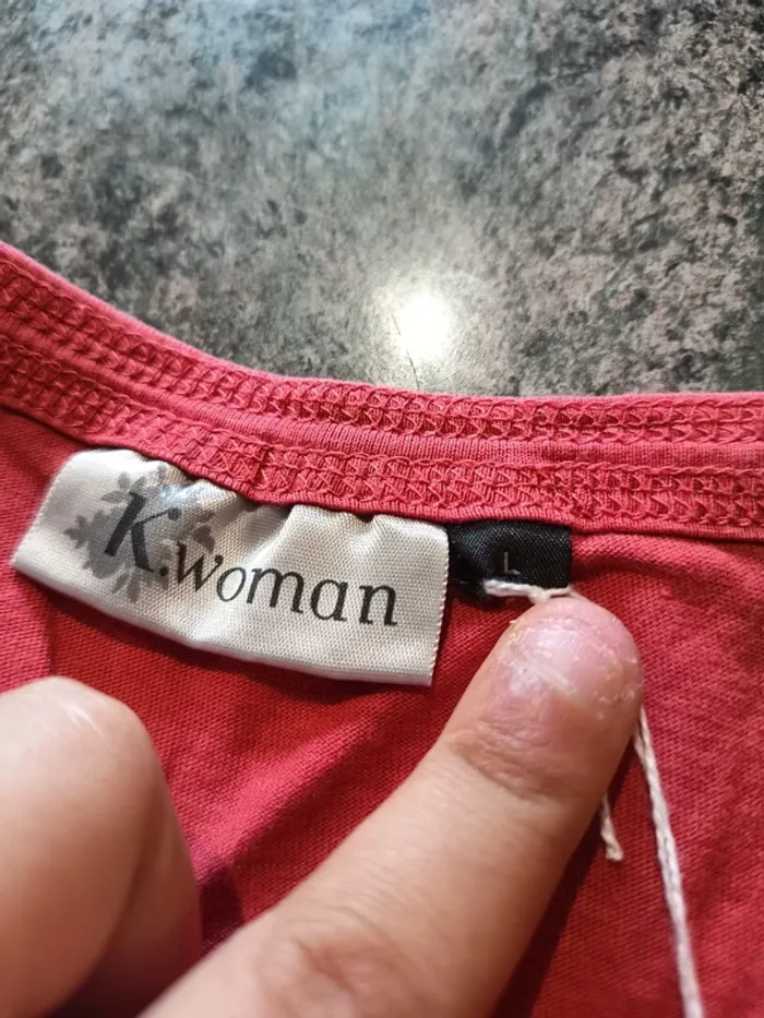 T-shirt taille L k woman - photo numéro 3