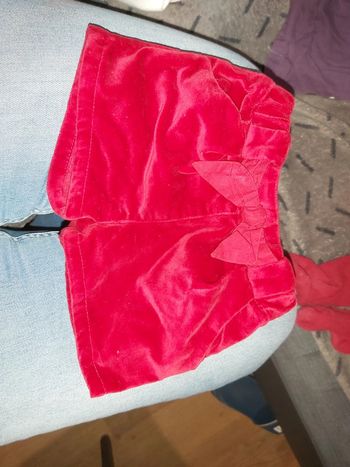 Short velours 6mois 68cm obaibi