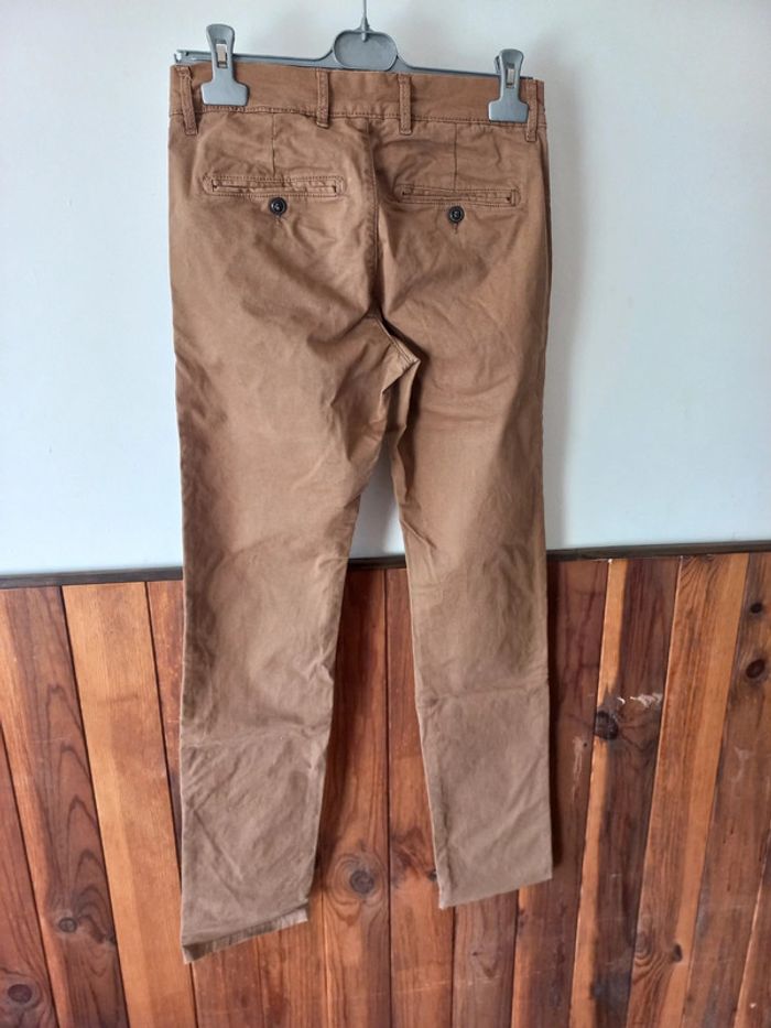 Chino marron droit neuf - photo numéro 2