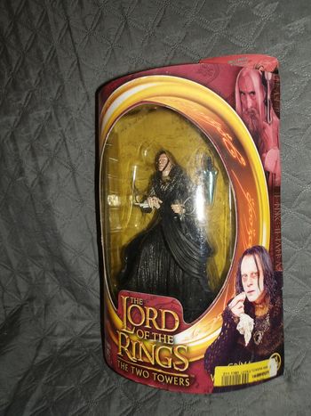 Grima langue de serpent sous blister jamais ouvert Toy Biz - seigneur des anneaux - les deux tours