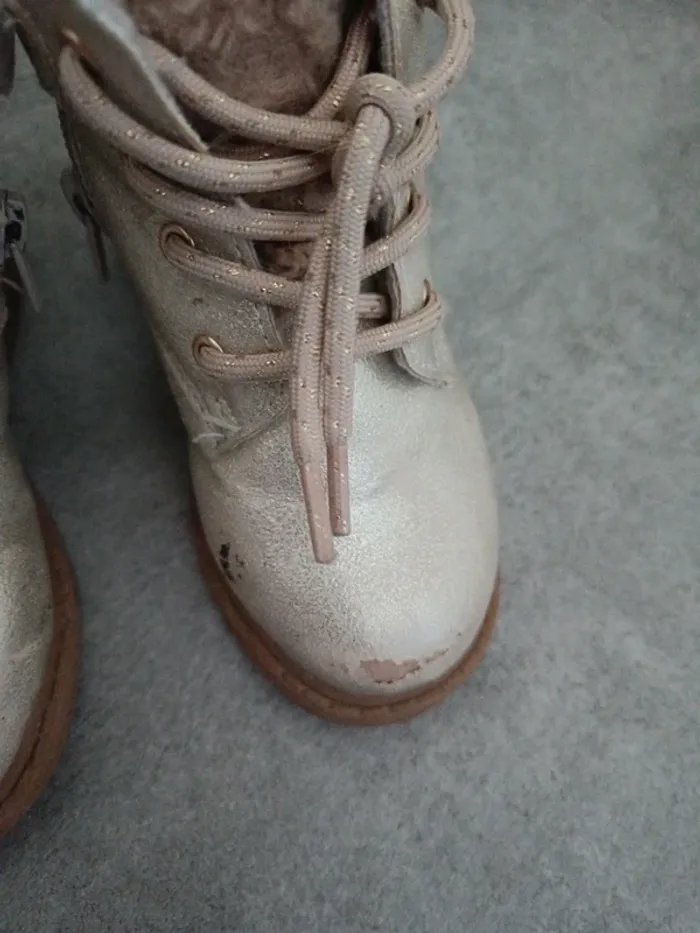 Bottines dorées la redoute 23 - photo numéro 3