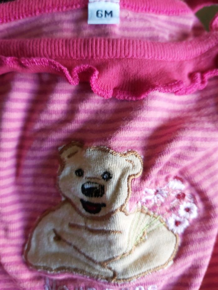 Tee-shirt fille sans manches 6 mois en très bon état (78) - photo numéro 6