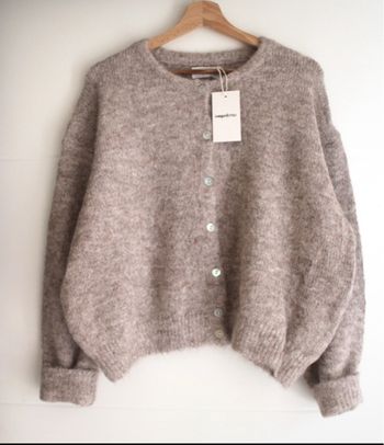 Gilet in april taupe