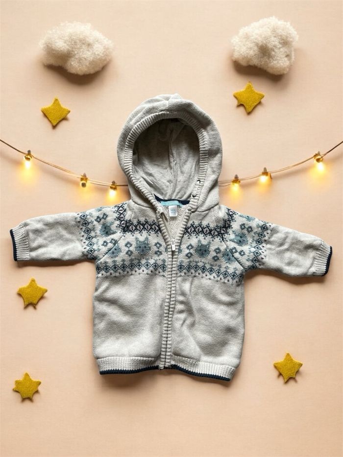 Gilet zippé obaibi 6 mois