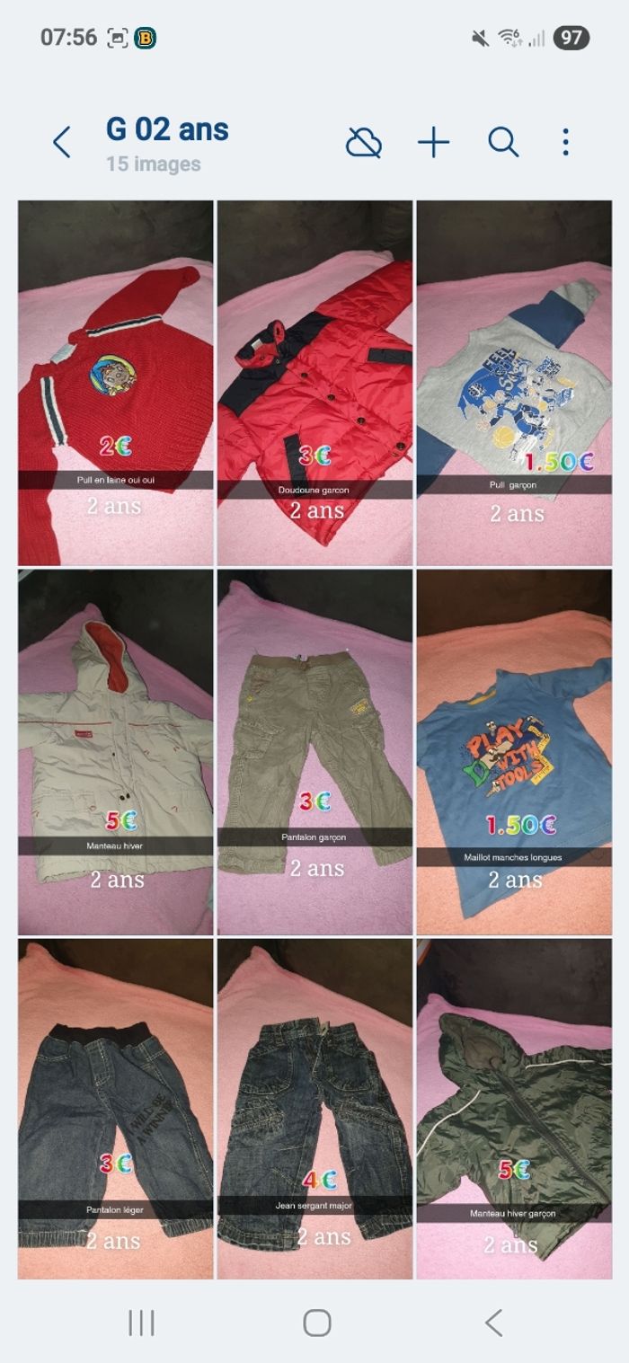 lot vetements garçon - photo numéro 3