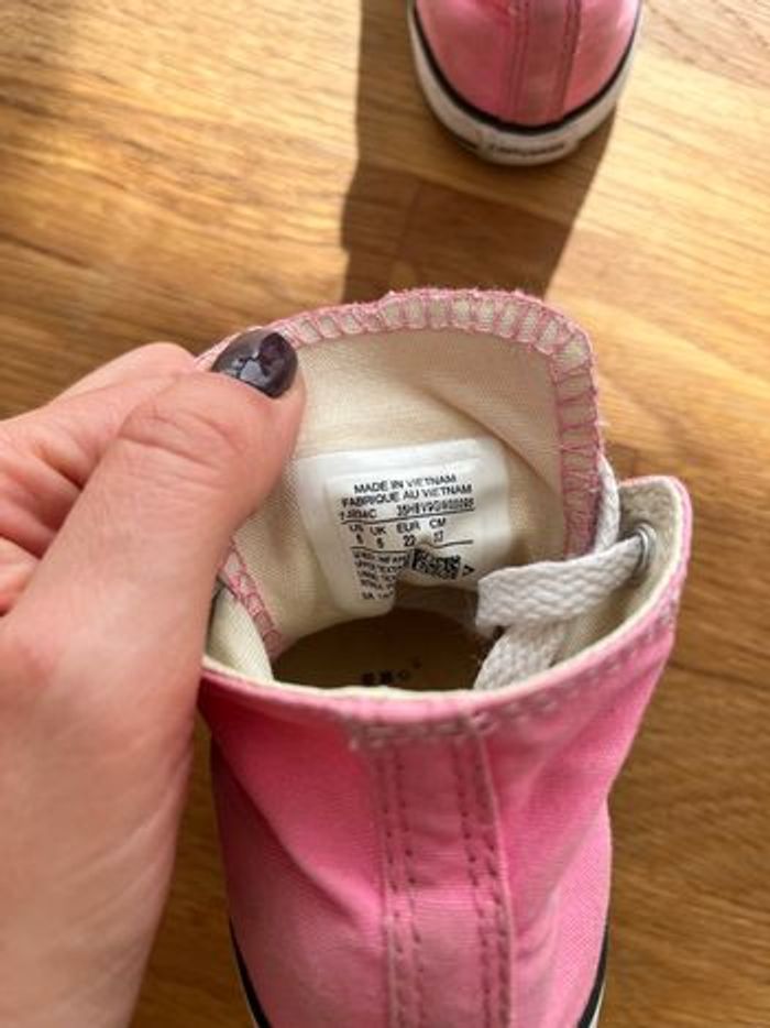 Converse rose - photo numéro 4