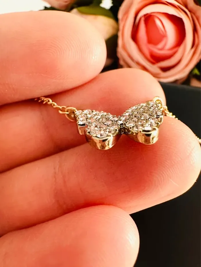 🦋Collier zinc papillon DKNY doré – Authentique & raffiné - photo numéro 7