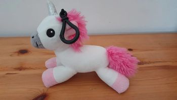 Peluche porte clef licorne