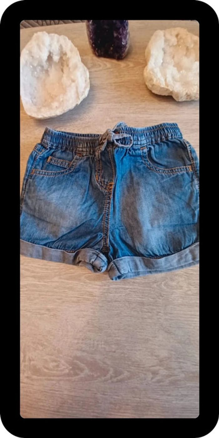 Short en jean TAO 18 mois - photo numéro 2